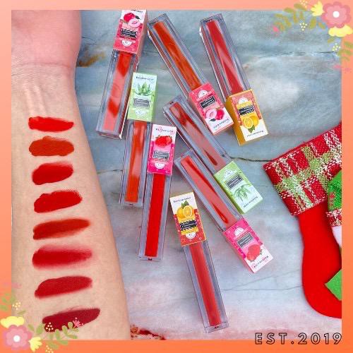 (CYBER) COD TERMURAHperbiji Rainbow Color Lipgloss Fruit Girls terlaris