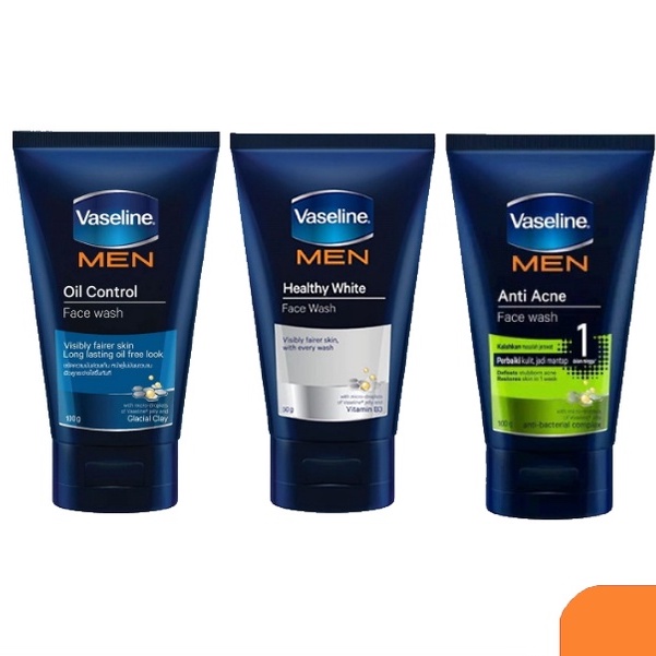 Image of *ASTER* Vaseline Men Facial Wash Oil Control / Healthy Bright / Anti Acne / Face Wash / Sabun Wajah #0