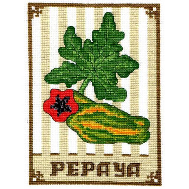 Paket Kristik BUAH - PEPAYA dari CROSSTITCH POINT