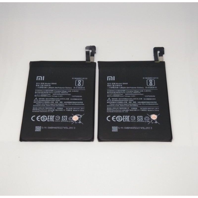 MN - Baterai batre battery batere batre Xiaomi redmi note 6 pro / BN48 / BN - 48 / BN 48 original ba
