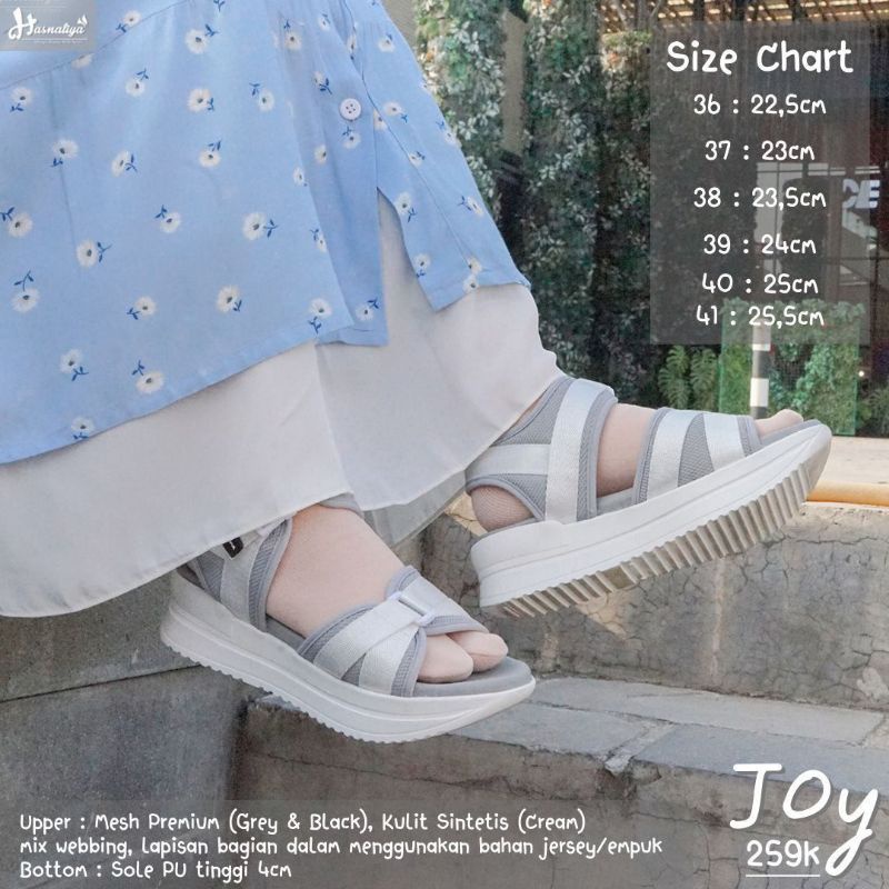 PO SENDAL WANITA SENDAL JOY SERIES BY HASNALIYA OUTFIT SENDAL YANG COCOK UNTUK OUTFIT KAMU BIAR TAMP