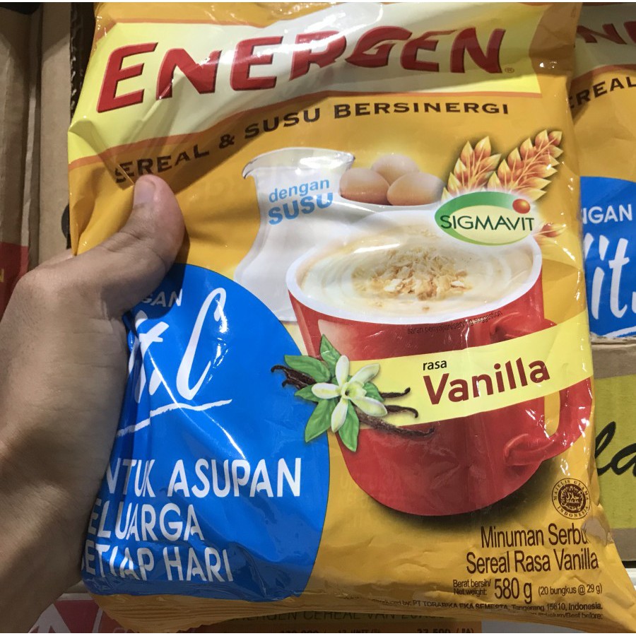

Energen Sereal & Susu Bersinergi Vanila 580gr