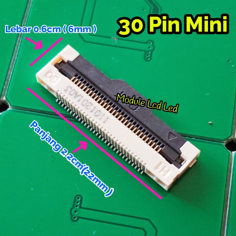 SOCKET LVDS HD 30 PIN MINI