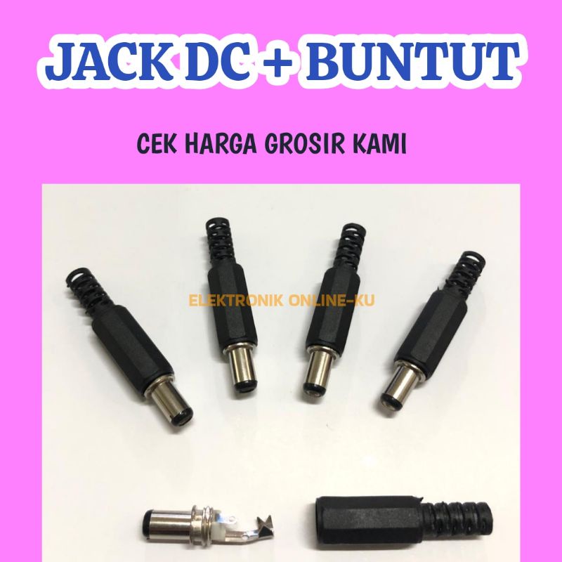 JACK DC + BUNTUT 2,1MM