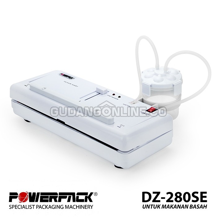 POWERPACK DZ-280SE Vacuum Sealer Mesin Pengemas Vakum Makanan Basah