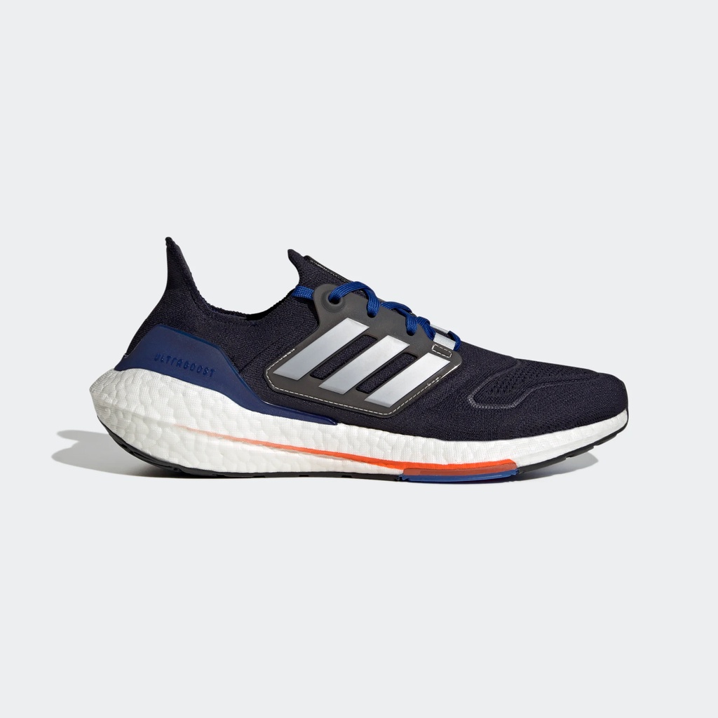 Sepatu Running Pria Adidas Ultraboost 22 Shoes Biru Silver