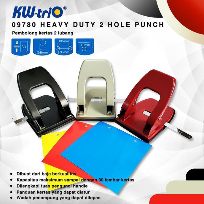 

PEMBOLONG KERTAS KW-TRIO 85 2 LUBANG/ 2 HOLE PUNCH/ KW-TRIO PUNCH