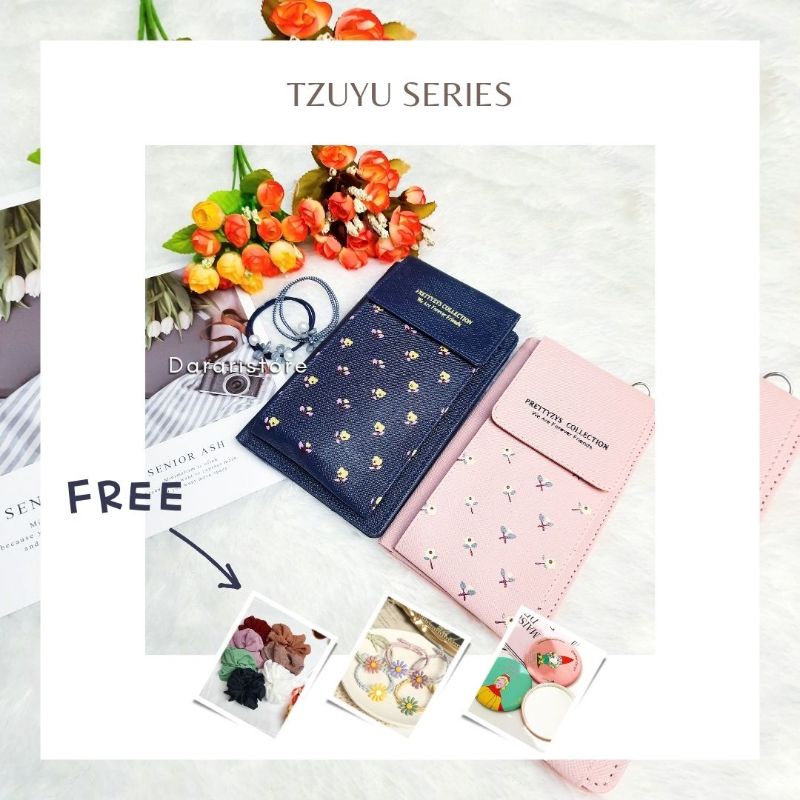 Tzuyu Tas Dompet wanita imut korean fashion by dararistore free pouch