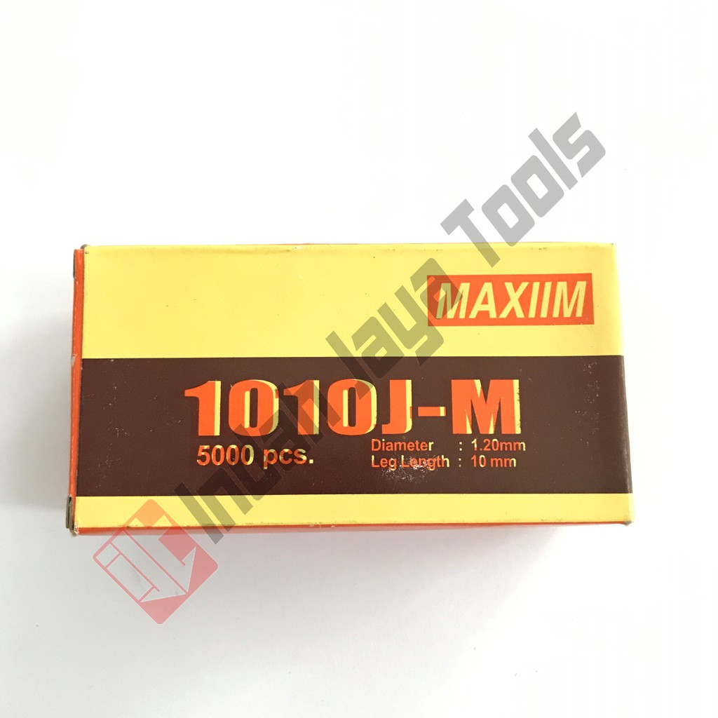 MAXIIM 1010 J Isi Stapler 10 mm / Staples Paku Tembak Model U