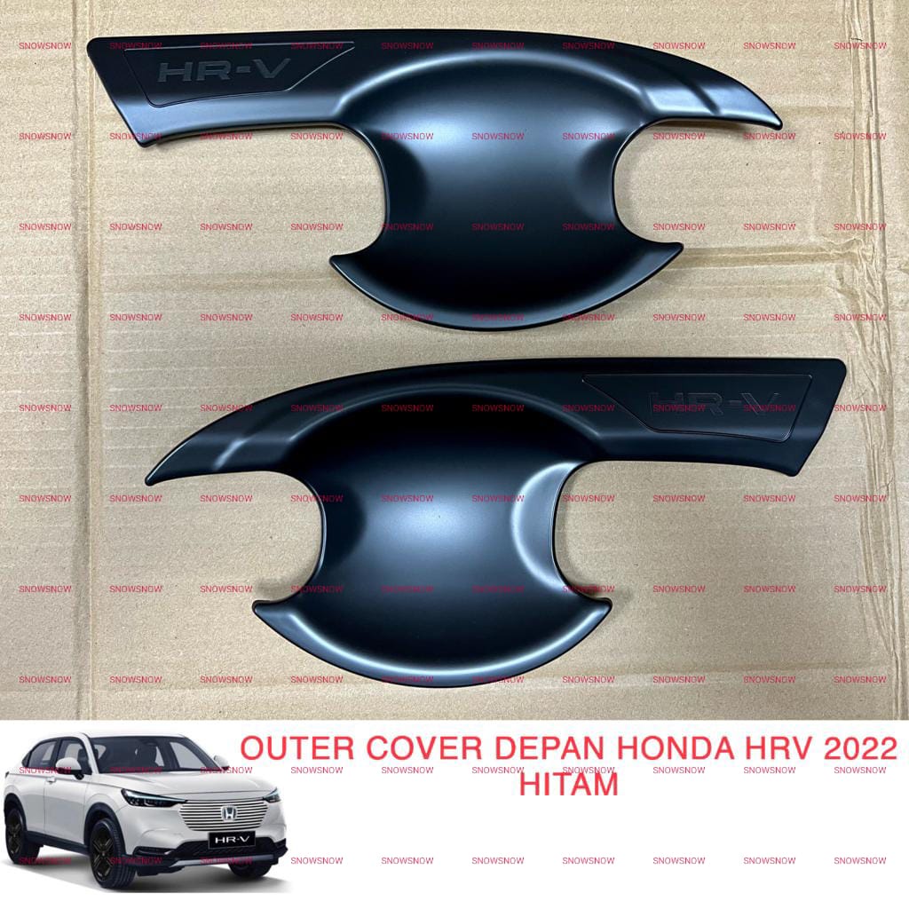 Outer Depan Cover Mangkok Honda HRV 2022 UP Hitam Chrome