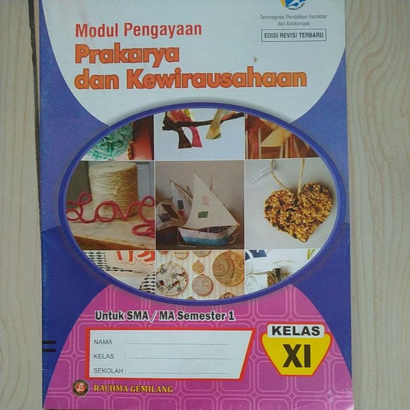 Jual Promo Buku Lks Prakarya Kelas 11 Penerbit Rachma Gemilang Untuk Smama Indonesiashopee Indonesia
