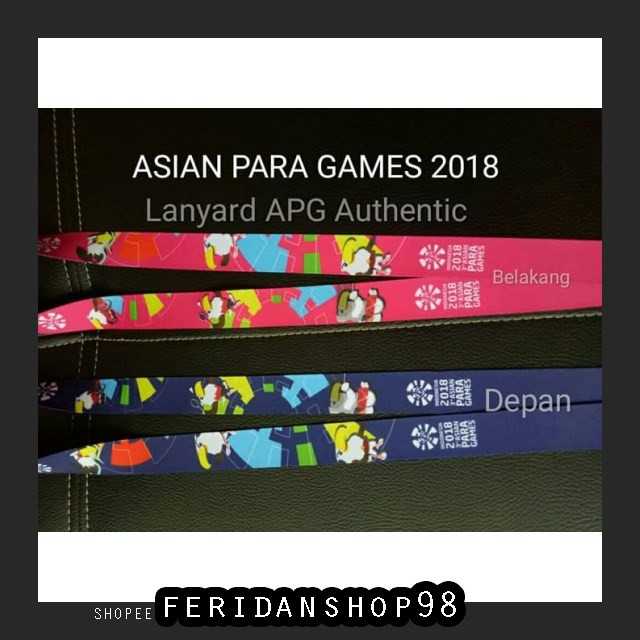 

FS201 LANYARD LANYARD MASCOT ASIAN ATK PARA GAMES 2018 BY FERIDANSHOP98