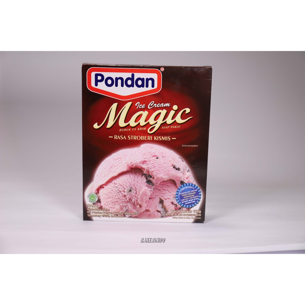 

Pondan Ice Cream Strawberry Kismis 160 Gram