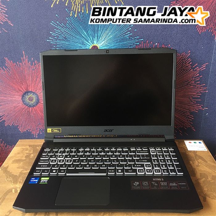 Laptop Gaming Acer Nitro AN515-57-71CV - Black [i7-11800H-16GB-SSD 512GB-RTX3050]