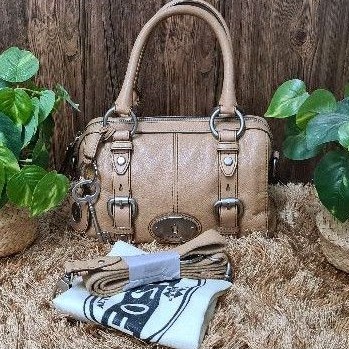 Fossil Maddox Satchel S Chesnut