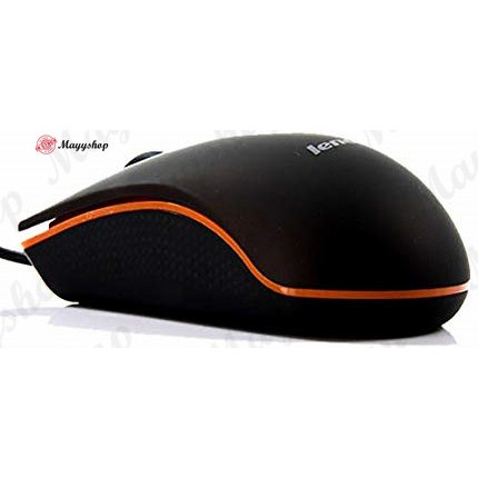 Lenovo M20 mouse gaming laptop pc  kabel murah wired usb original 3D optical/USB mini mouse M20 Warna-Hitam/