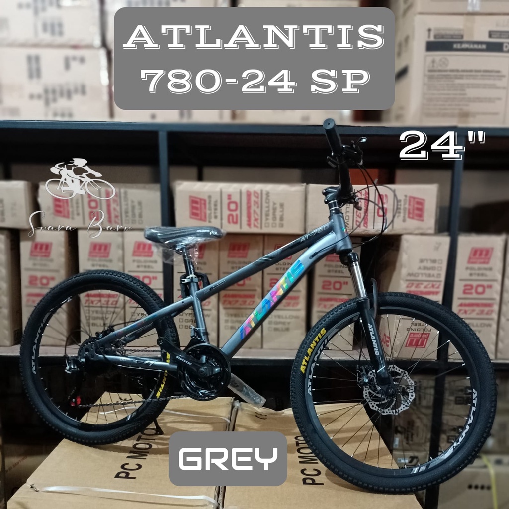 Sepeda MTB Gunung 24 Inch Atlantis AT-780 24 SPEED