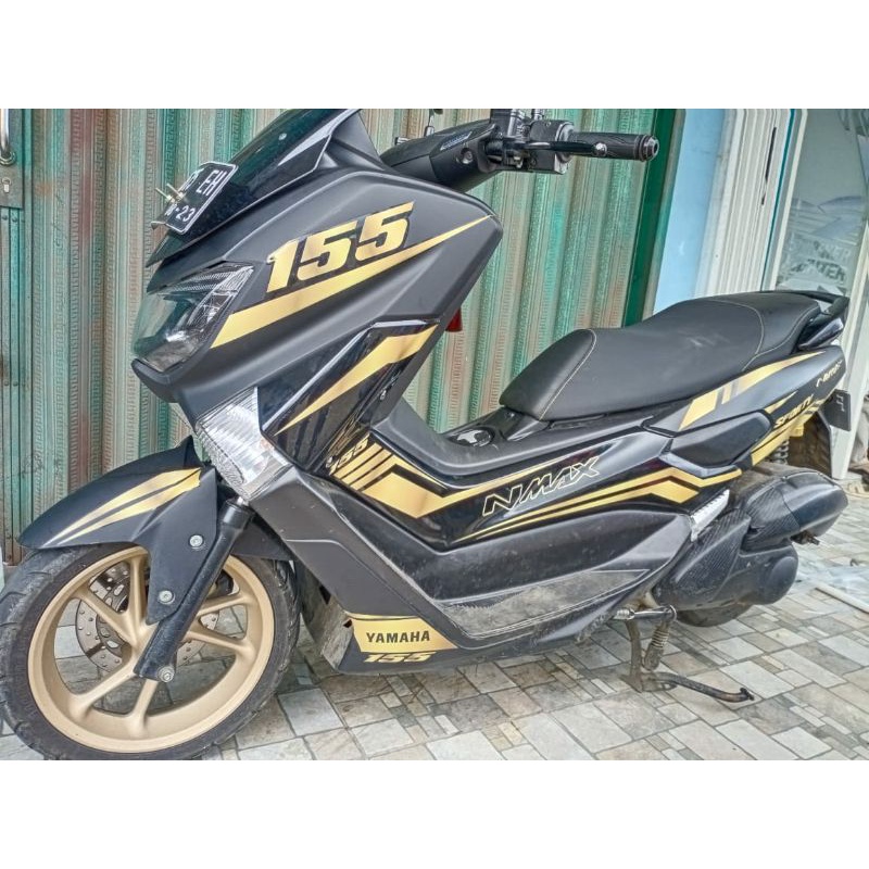 Striping Transparan Nmax Old Custom Gold Series