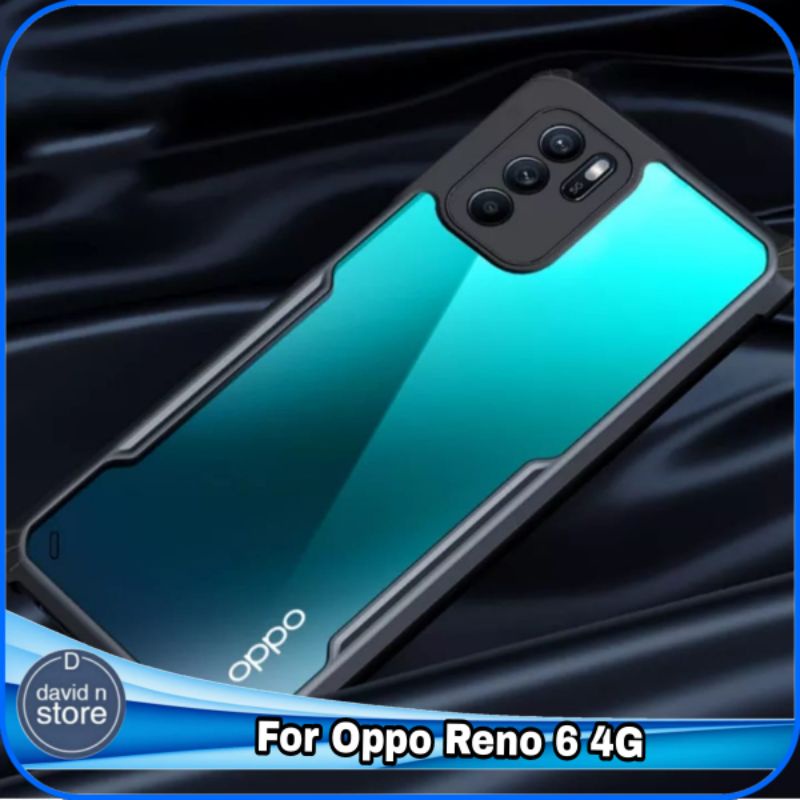 Casing Oppo Reno 6 4G Reno6 5G Hard Soft Case Anti Crack Clear Slim Back Cover
