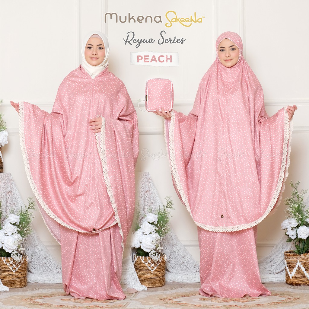 MUKENA SAKEENA - Reyna Series 2 in 1 Katun Jepang