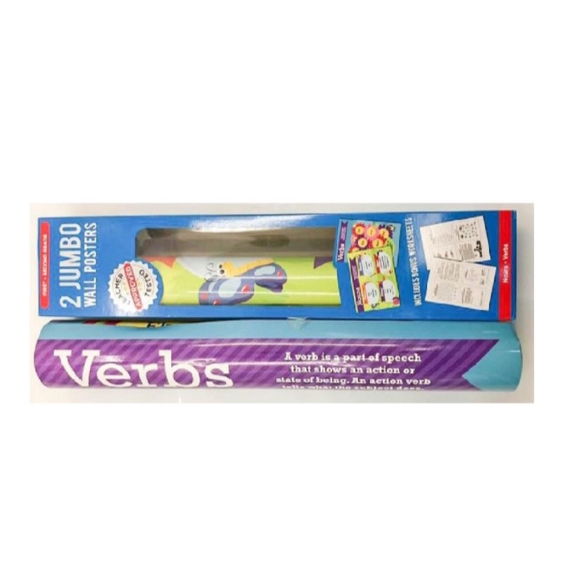 

2 jumbo wall sticker (verb & noun)