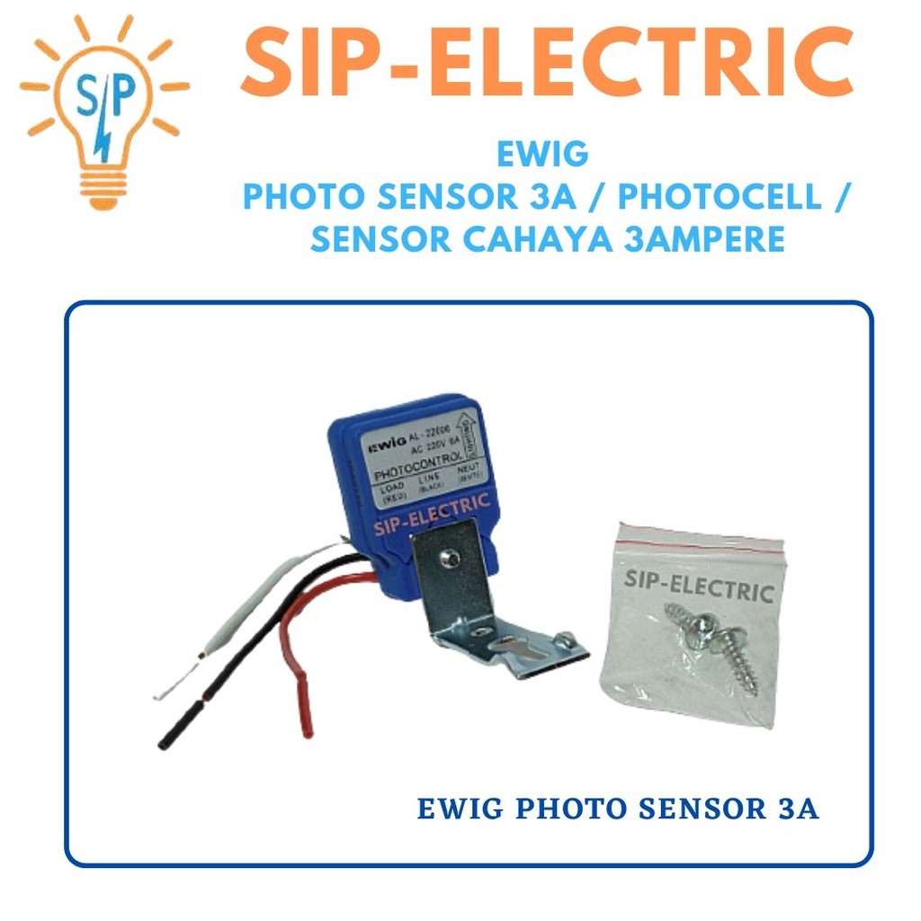 Ewig Photo Sensor 3A / Photocell / Sensor Cahaya 3Ampere