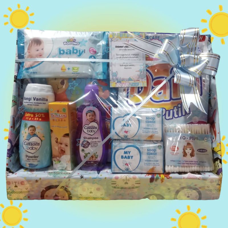 PARCEL BAYI PAKET SABUN BAYI JUMBO KUMPLIT HADIAH TENGOK BAYI TILIK BAYI PEREMPUAN LAKI-LAKI