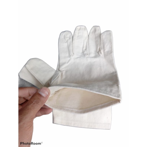 Termurah Sarung Tangan Asbes Kanvas/Safety Glove Kain Kanvas 10 inch