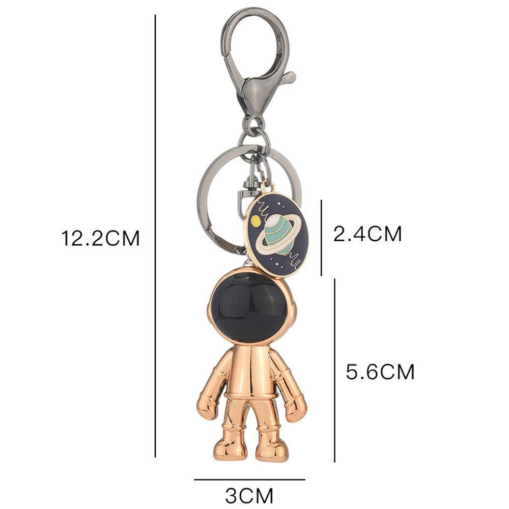 Mxbeauty Gantungan Kunci Astronot Fashion Retro Aksesoris Astronot Semesta Perhiasan Planet Key Chain