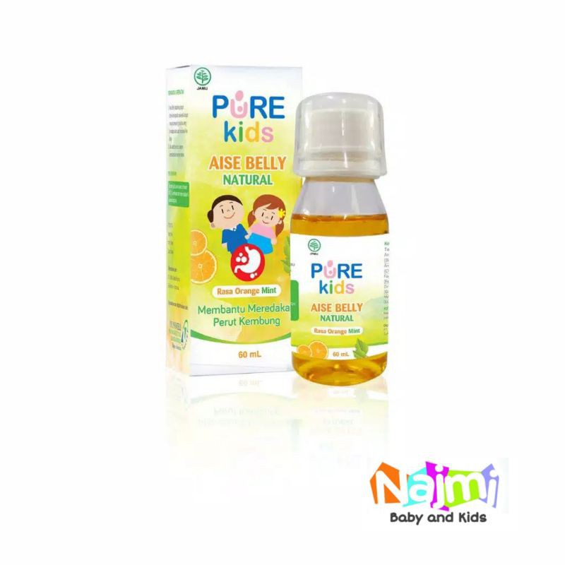 PureKids Pure Kids Aise Belly Natural 60ml obat kembung bayi dan anak