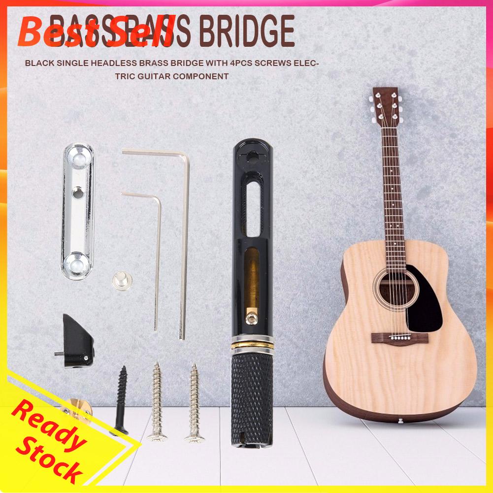 Set Bridge 5 Senar Bahan Nikel Warna Hitam Untuk Gitar Elektrik