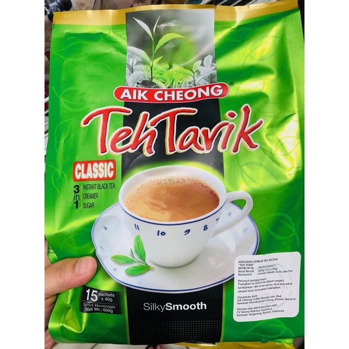 

[COD] Teh Tarik Aik Cheong Classic 3in1 isi 15 sachets [COD]