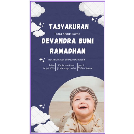Jual Stiker ucapan aqiqah , tasyakuran bayi | Shopee Indonesia