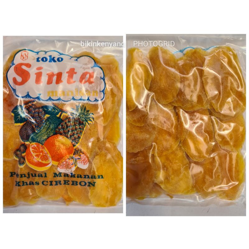

Manisan Mangga Lebar No Gula "Sinta Manisan" Berat -250 Gram