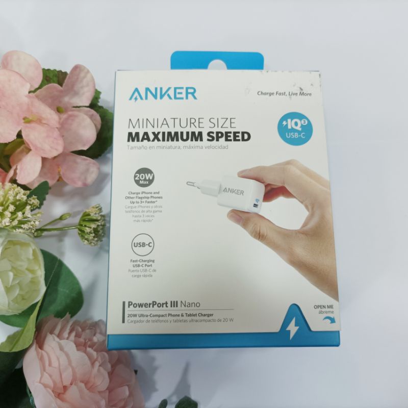 PowerPort III Nano Anker 20W Adapter Type c