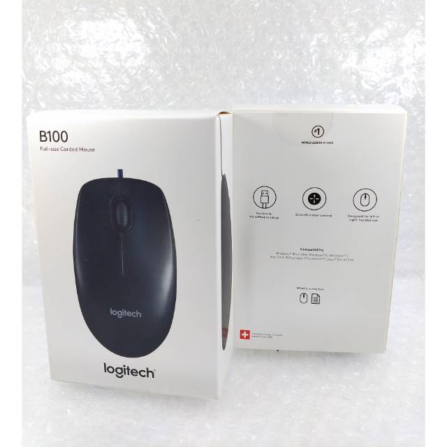 Logitech b100 Original / B100 logitech Original / Mouse Usb Logitech B100 Original Garansi Resmi