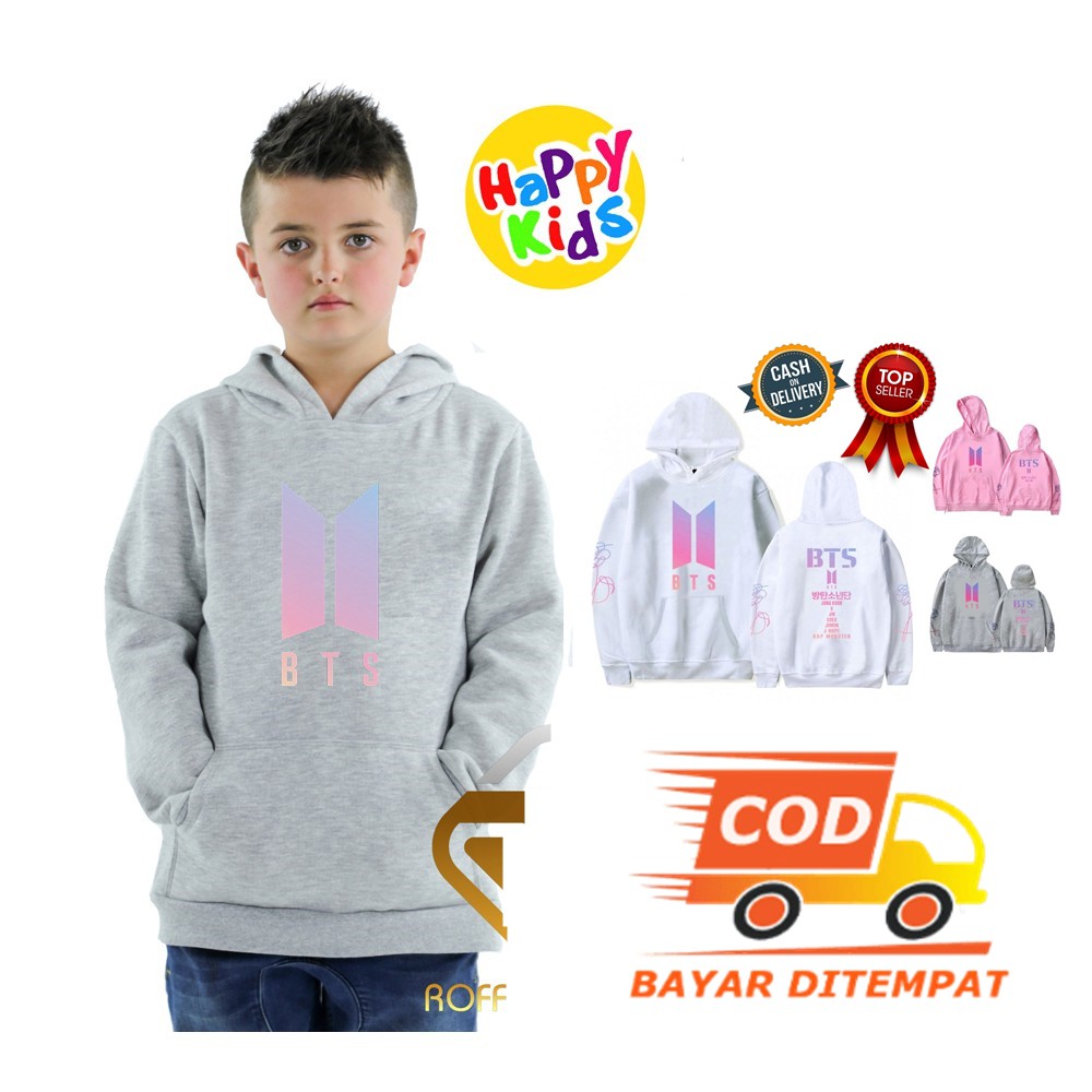 BTS JAKET SWEATER ANAK SAMPAI DEWASA / BT21 SWEATER ANAK / JAKET SWEATER BTS / HOODIE ANAK