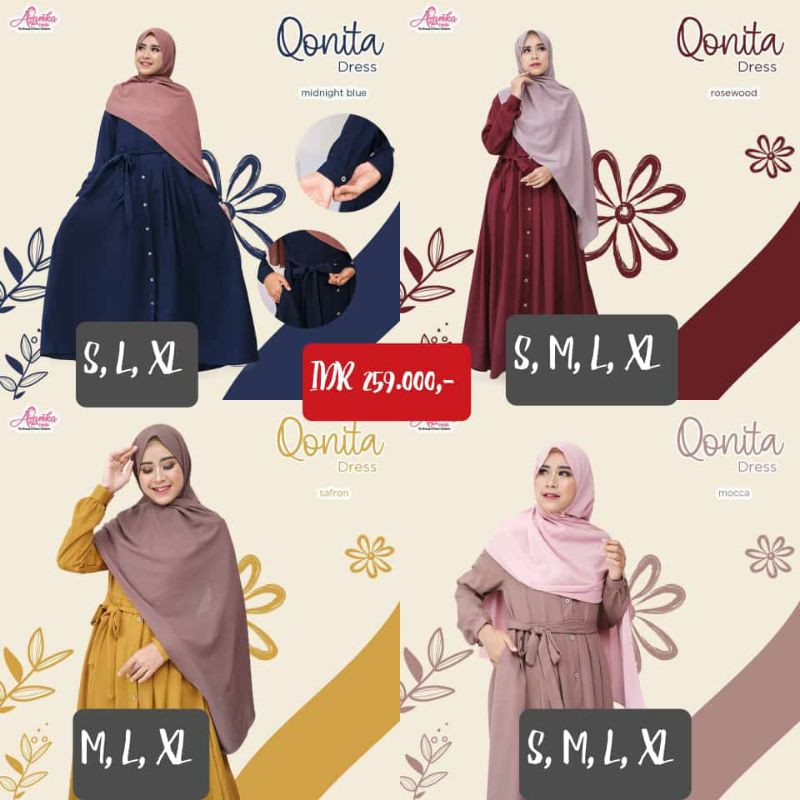 qonita dress azamka