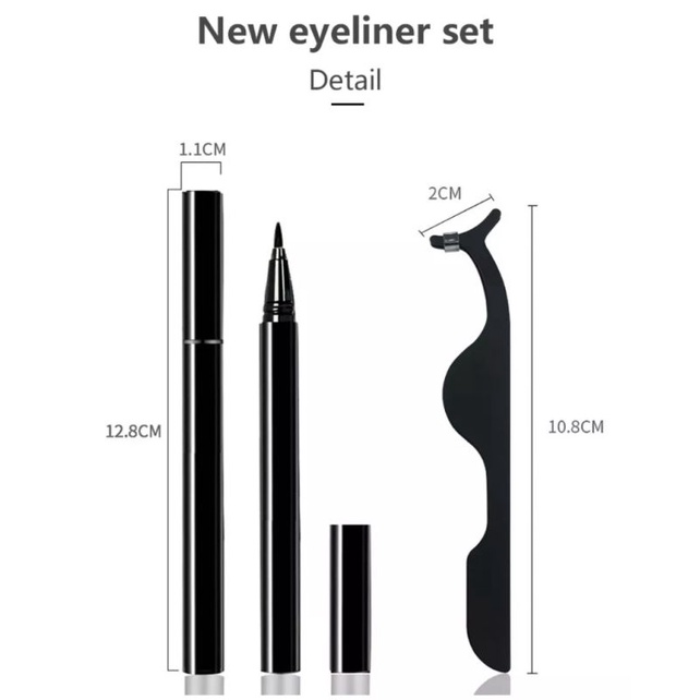 3 PASANG 3D BULU MATA PALSU + 1 BUAH MAGNETIK EYELINER CAIR + 1 BUAH BULU MATA PALSU PINSET, ALAMI, DAPAT DIGUNAKAN KEMBALI, TIDAK PERLU LEM, MUDAH DI APLIKASIKAN, REAL PICT