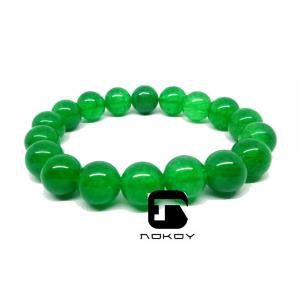 Gelang Kesehatan Batu Giok Hiiau- Green Onyx Batu Giok Blustin - Tasbih Terapi Kesehatan - Batu Alam