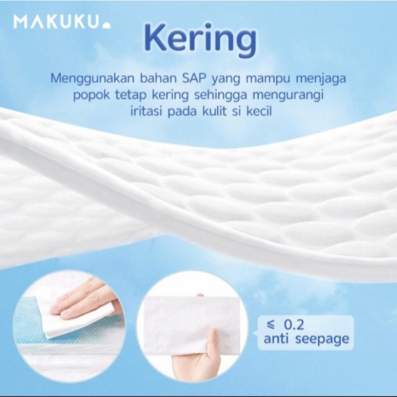 Popok Bayi Makuku Slim SAP Diapers Pant Celana XL32 XL 32 / Popok Anti Gumpal