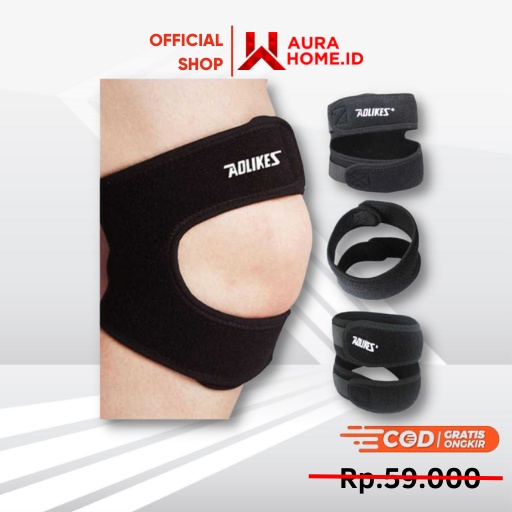 Pelindung Lutut Olahraga Fitness Knee Support / Pelindung Lutut Olahraga Futsal Kiper Volly Basket B