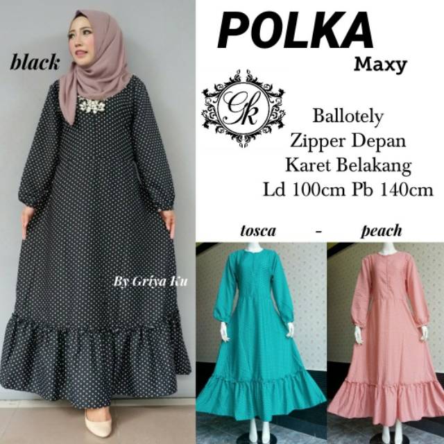 GAMIS / GAMIS IMPORT / MAXY DRESS / BUSANA MUSLIM