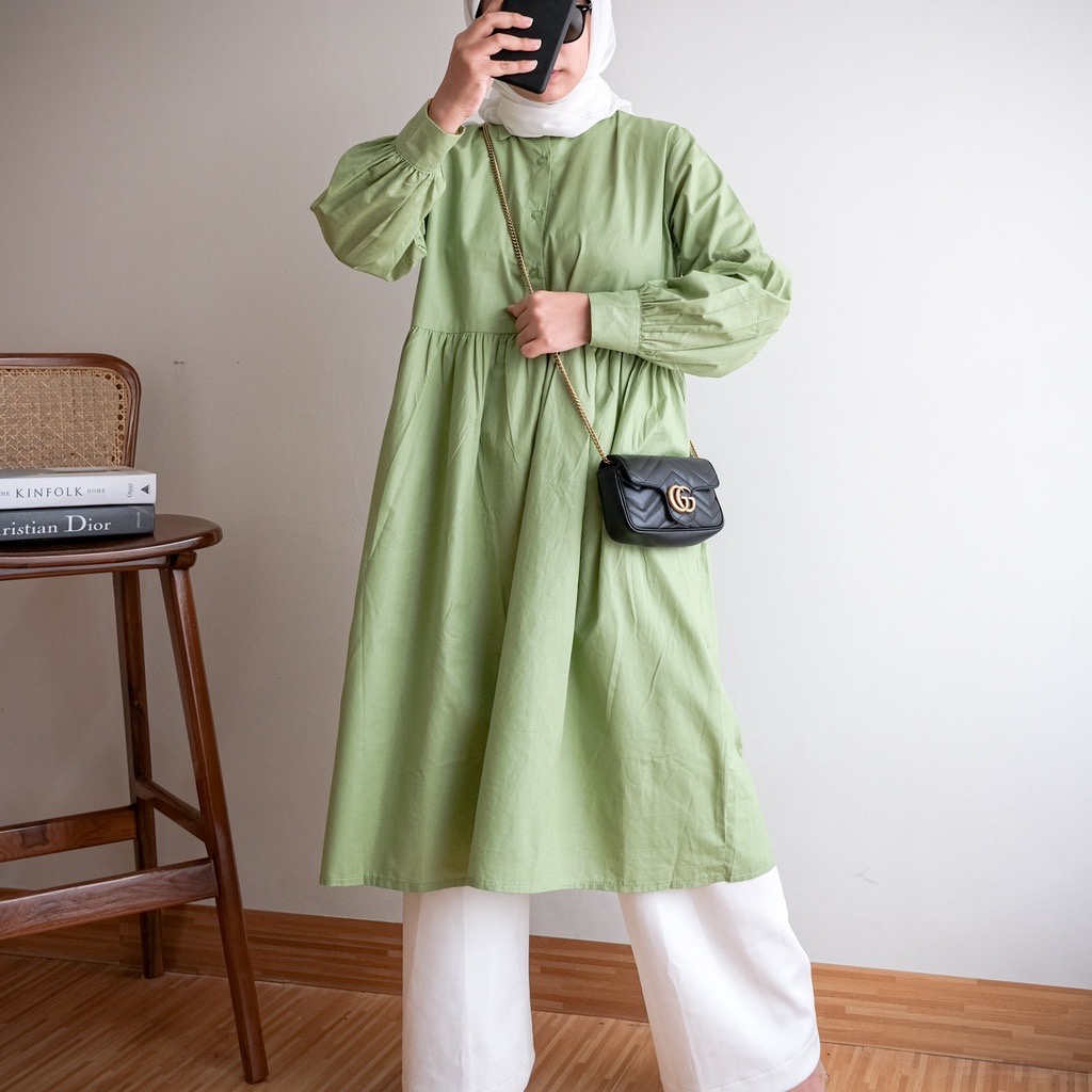 Gami Rami Tunik Linen Polos by DAZPROJECT