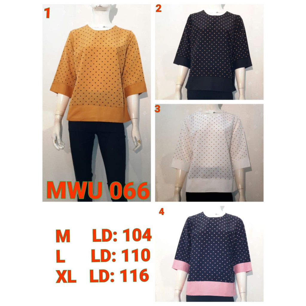 [MWU 066] Blus/Blouse/Baju/Dress Murah