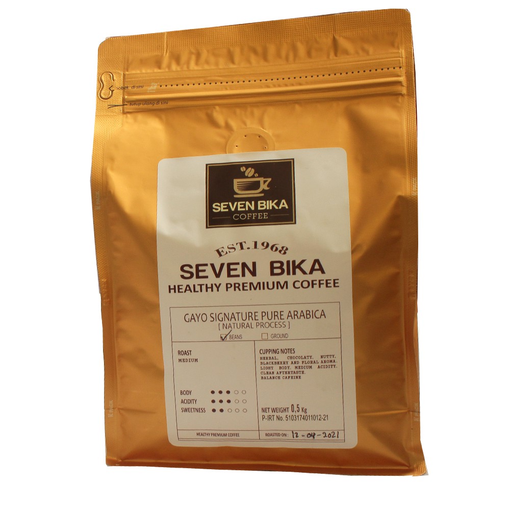 

Seven Bika Coffee Family Isi 500 Gram Natural Process