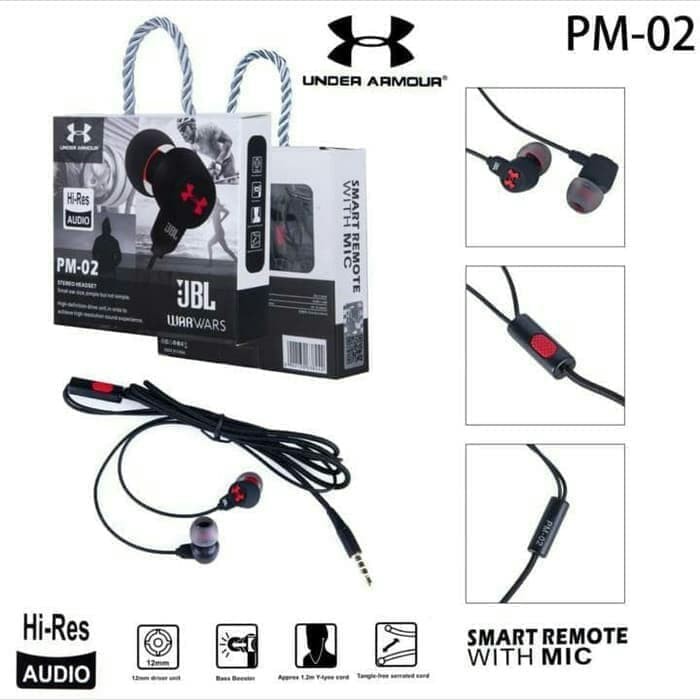 headset earphone handsfree jbl pm 02 extra bass mega bass