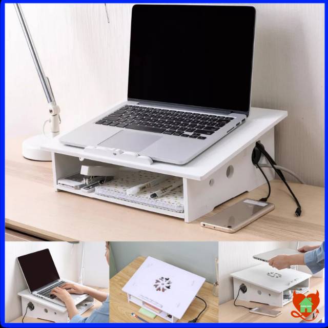 Meja Rak Laci Multifungsi Meja Laptop Monitor Alat Tulis Meja Rak Laci Multifungsi Meja Laptop Monitor Alat Tulis