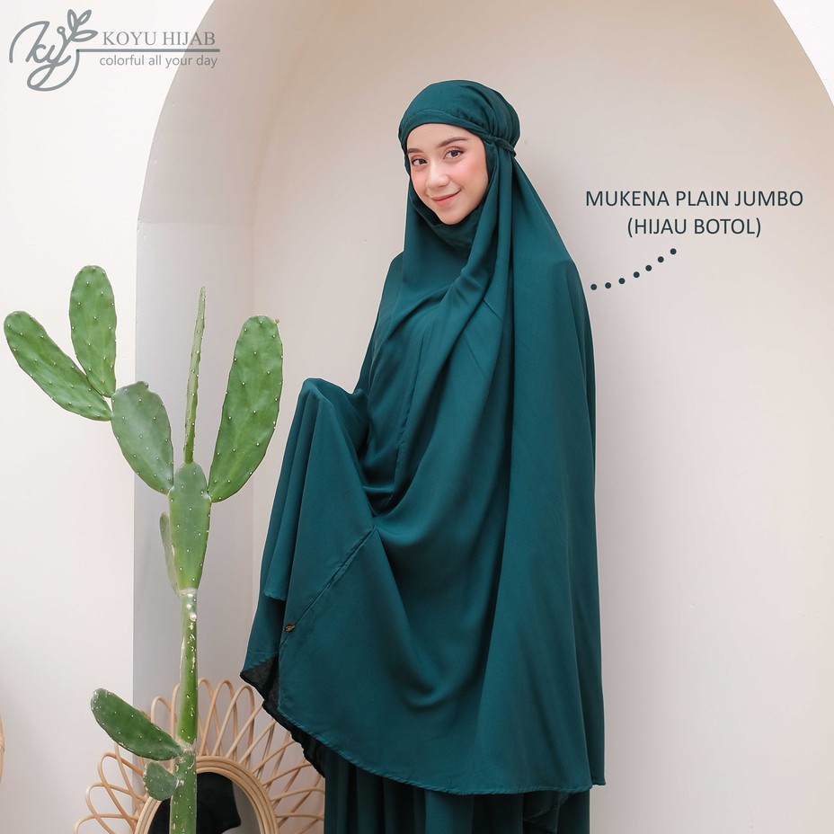 Koyu Hijab Mukena Plain Jumbo Premium Hot Sale