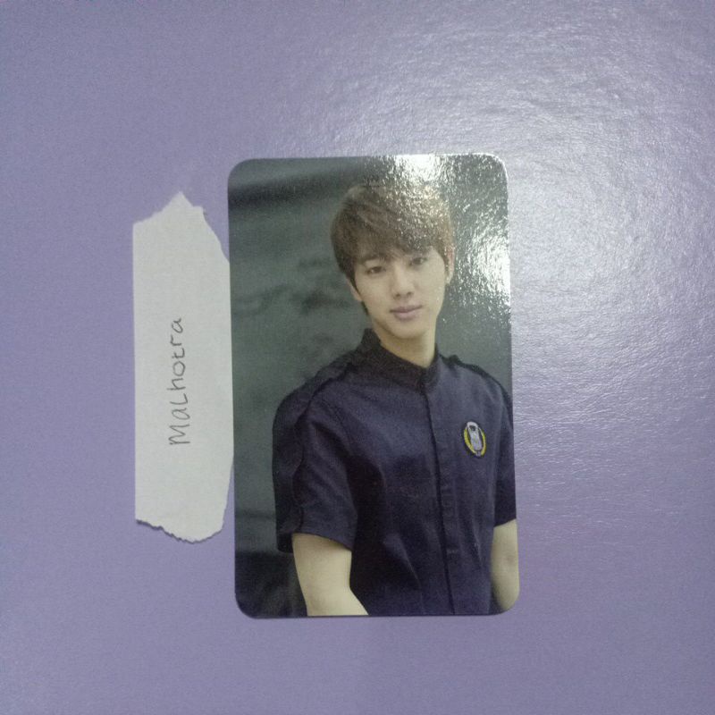 pc photocard seokjin jin bts orul